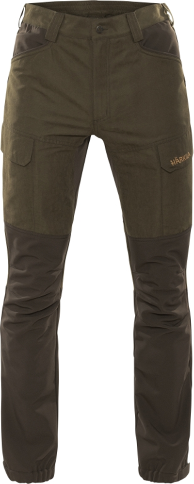 Harkila Men's Scandinavian Trousers Willow Green/Deep Brown